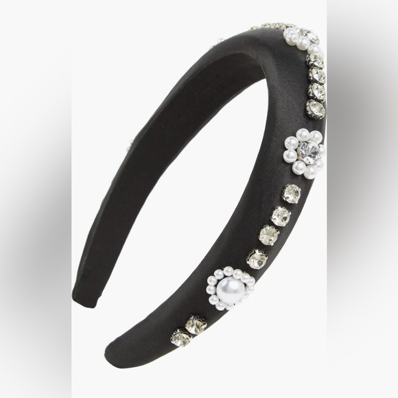 Kate Spade New York Crystal and Imitation Sear Embellished Headband NWT main image 4